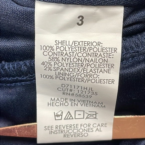 NWT Speechless Navy Cocktail Dress Lace Sequin Cutout Back Detail Chiffon 3 - Picture 13 of 16